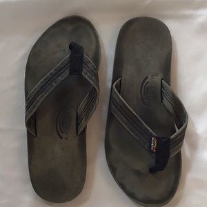 Men’s Rainbow Leather Sandals Size 10 or 11